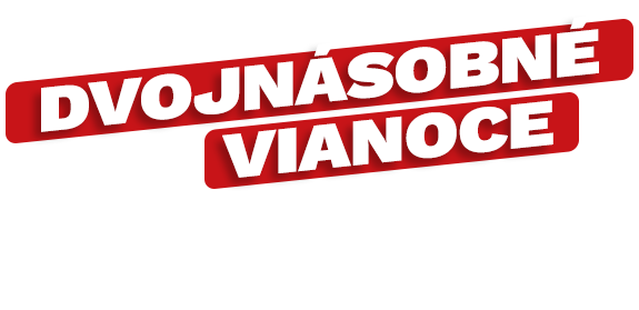 Tento rok budú DVOJNÁSOBNÉ VIANOCE! 100% navyše!